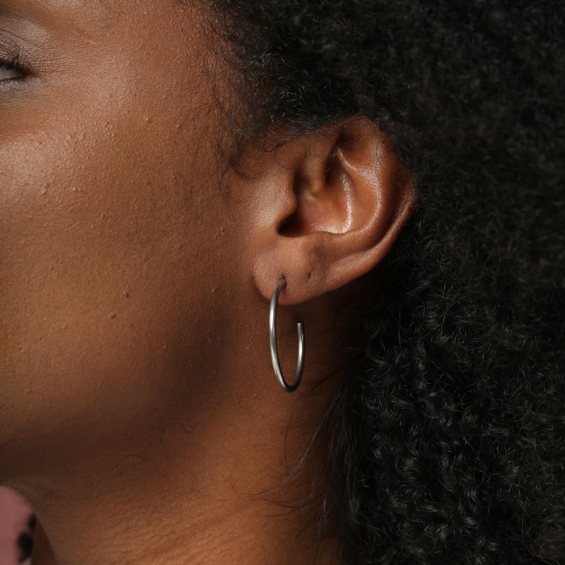 Agostina Silver Hoops - Cali Tiger