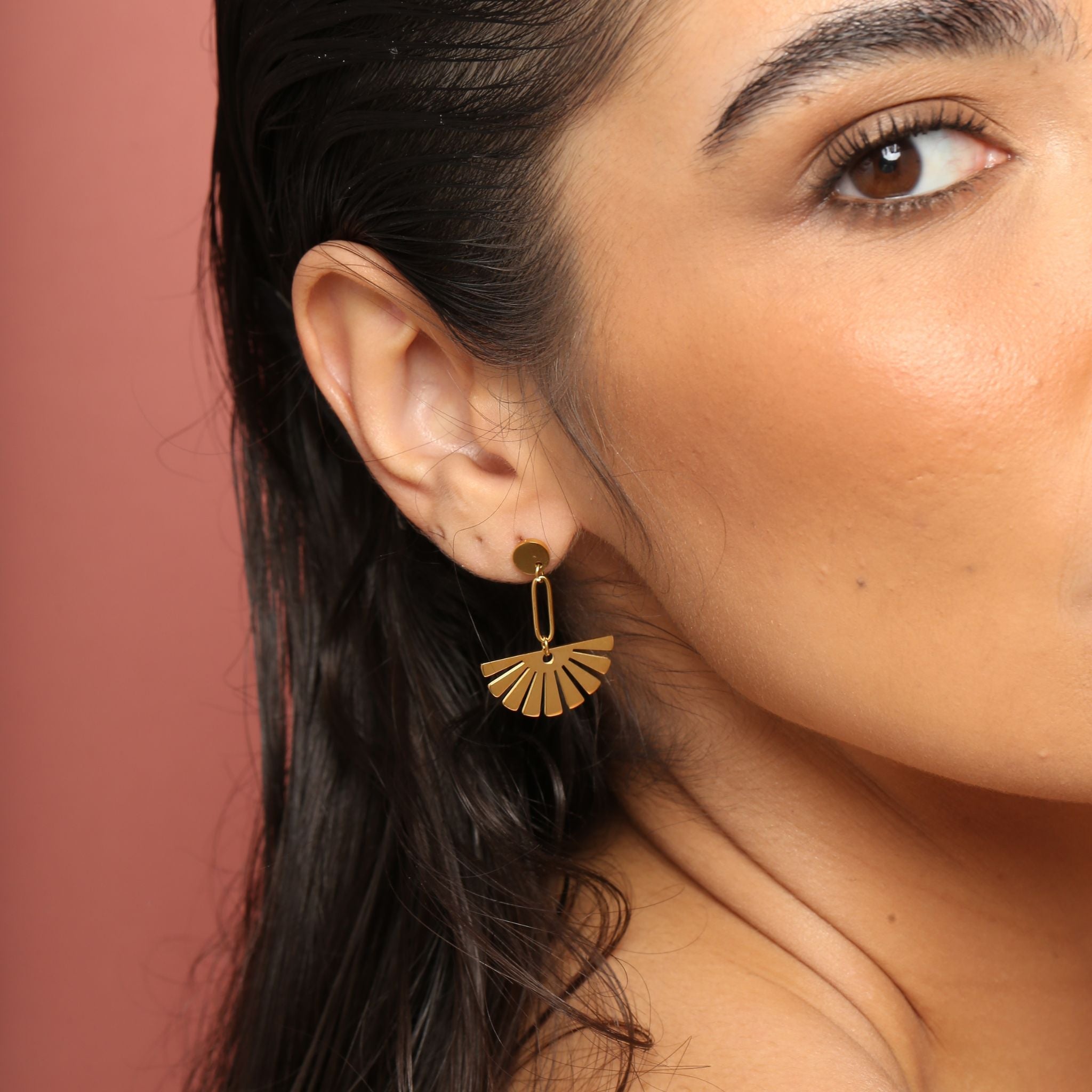 Bricia Earrings - Cali Tiger