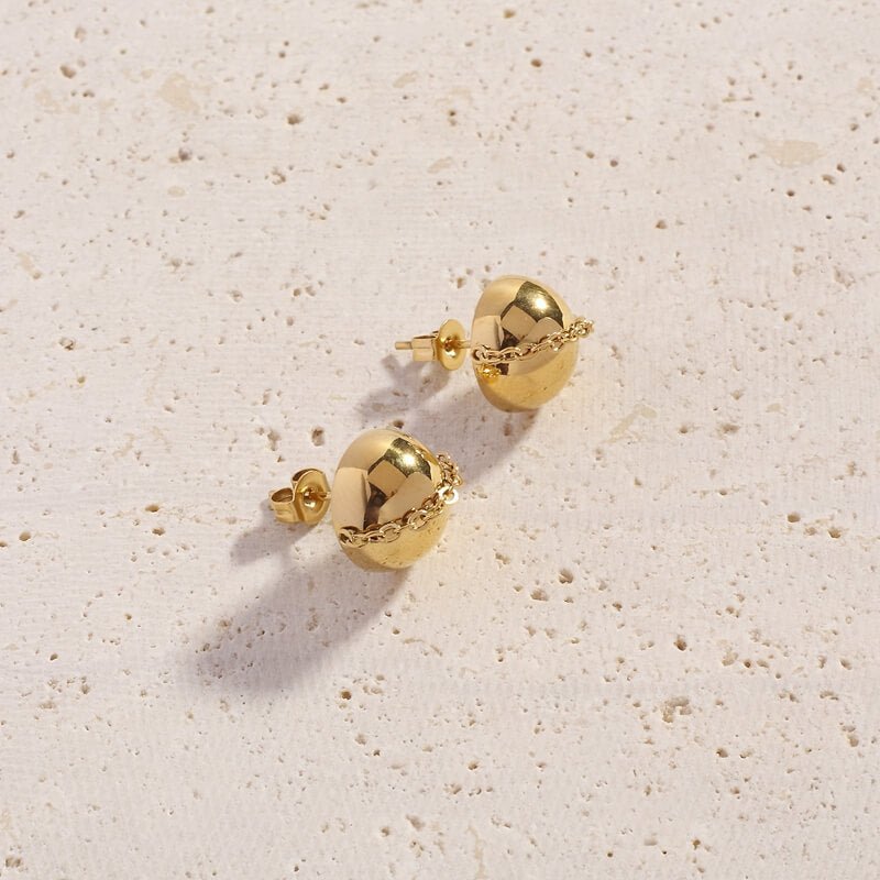 Nadia Stud Earrings - Cali Tiger