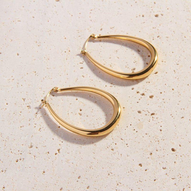 Oval Hoops - Cali Tiger