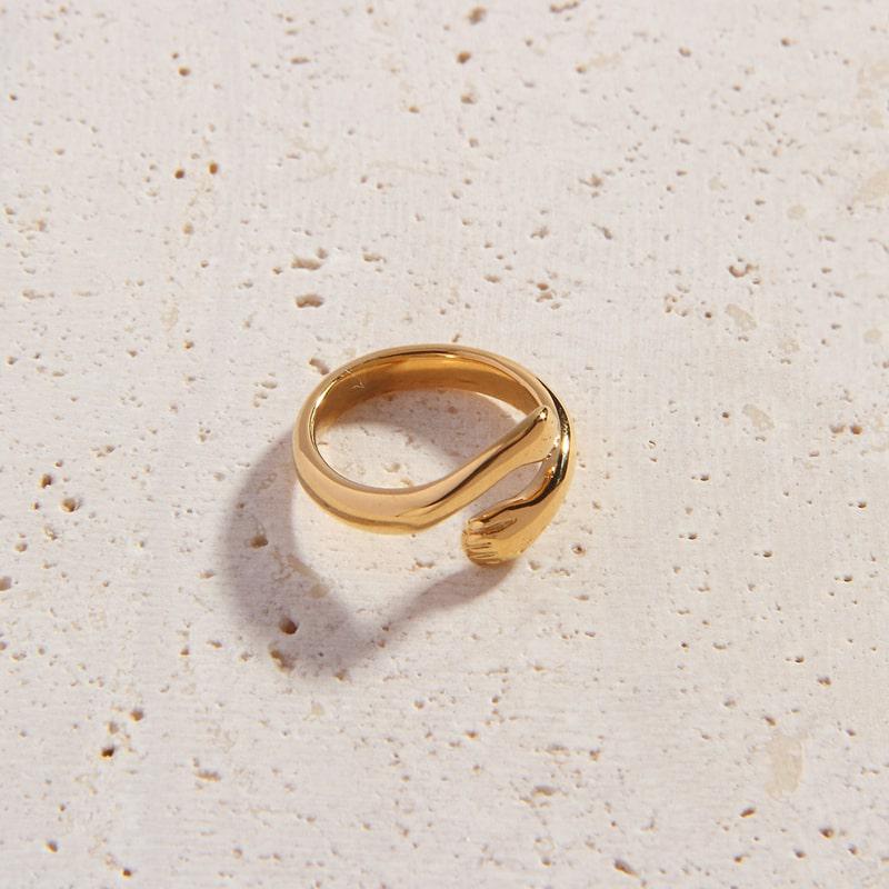 Pia Gold Ring - Cali Tiger