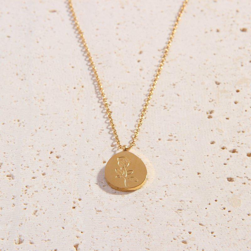 Rose Necklace - Cali Tiger