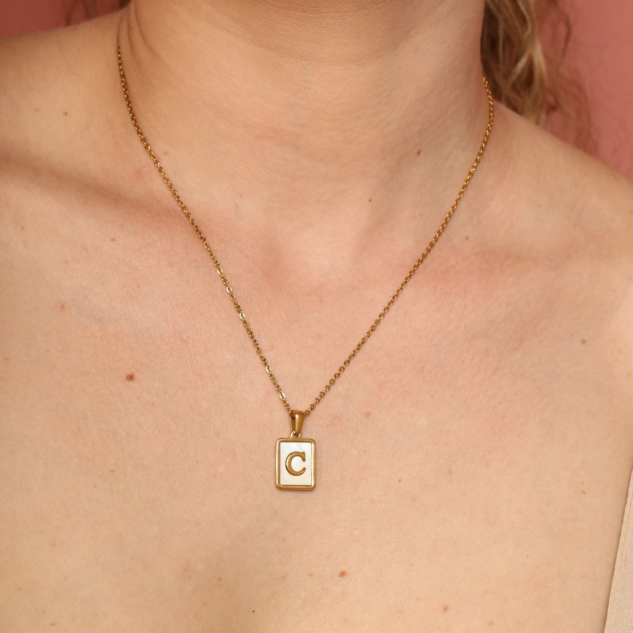 Shell Letter Necklaces - Cali Tiger