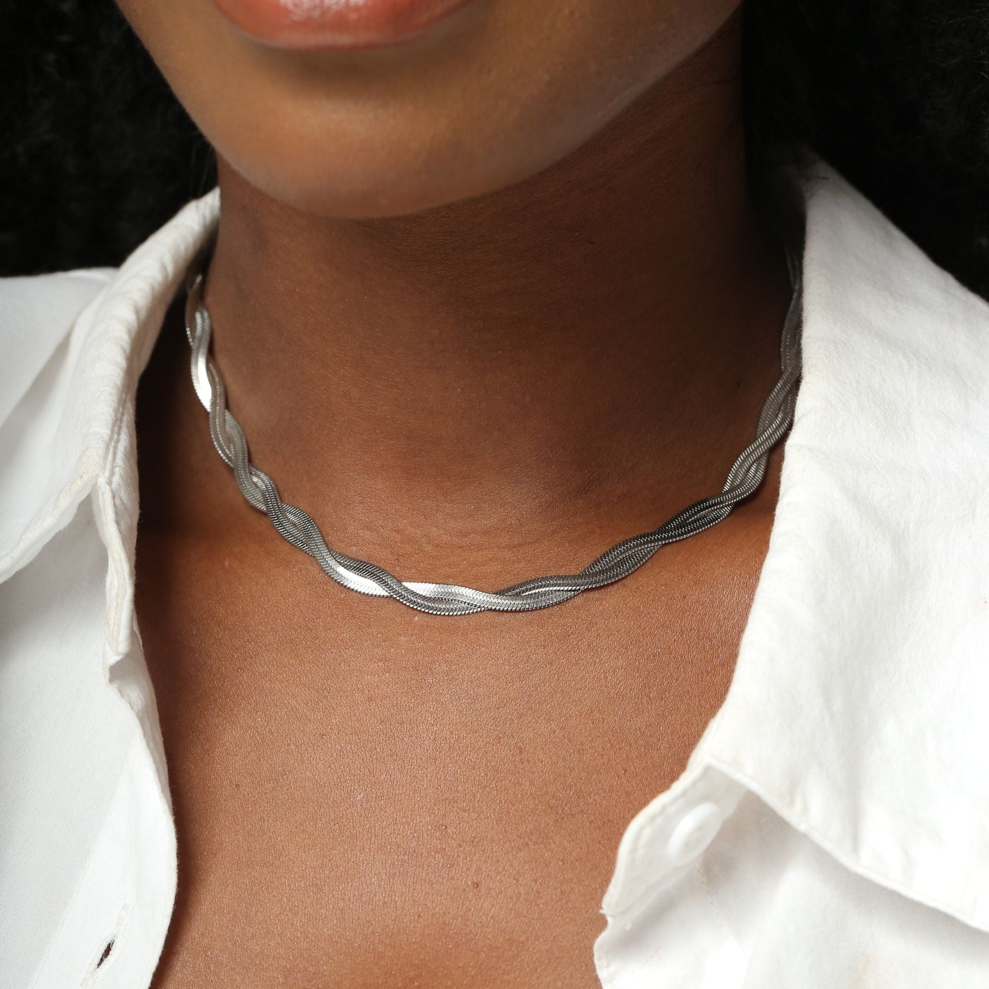 Silver Ana Necklace - Cali Tiger